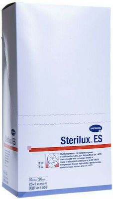 Hartmann Sterilux ES Sterile Gaze 17 fire 8ply 10x20cm 25pcs