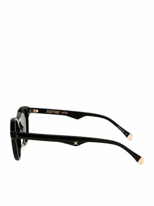 Oscar & Frank Justice Unisex Sunglasses with Plastic Frame Gloss Black