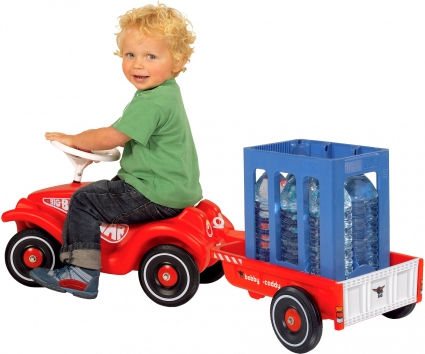Carucior Pentru Copii Bobby Caddy Roșu Pentru 1+ Ani