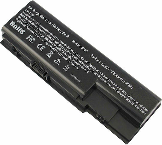 Powertech Compatible Battery for Acer Aspire 5230/5520/5720/5920/6920/7520 with 4400mAh