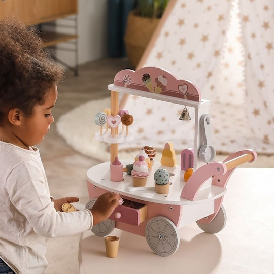 Viga Toys Μίνι Παγωτατζίδικο από Ξύλο για 3+ Ετών