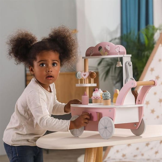 Viga Toys Μίνι Παγωτατζίδικο από Ξύλο για 3+ Ετών