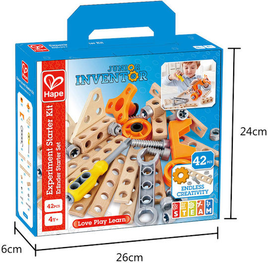 Hape Experiment Starter Kit Made of Wood for 3+ Years 42pcs