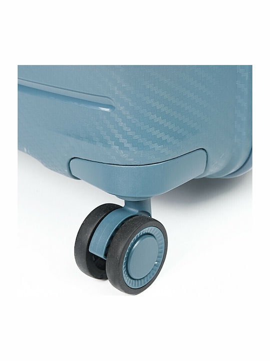 Airtex Paris Mittlerer Hartgepäckkoffer Hellblau mit 4 Rädern Höhe 65,5 cm