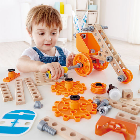 Hape Kinderwerkzeug Deluxe Experiment Kit aus Holz 42Stück
