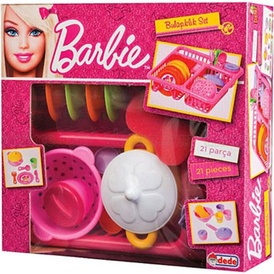 Dede Dede Παιχνίδια Μίμησης Dish Drainer Set Barbie για 3+ Ετών 21τμχ