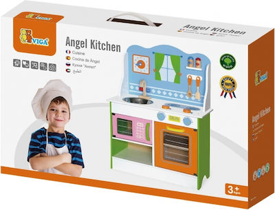 Viga Toys Kids Kitchen made of Wood for 3+ Years Old