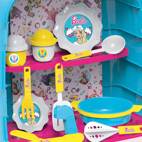 Bildo Mega Case Trolley Küchen Barbie Für 3+ Jahre 18 Stück