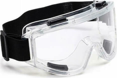 Pasco Safety Glasses / Work Mask for Protection with Transparent Lenses 1pcs