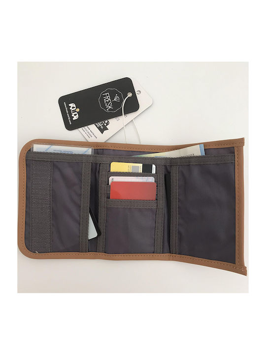 Fresk Kids Wallet with Coins with Velcro Brown FR-FB540-34