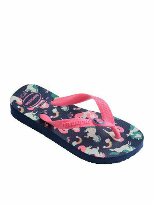 Kids' Flip Flops Navy Blue