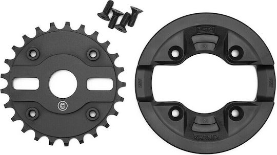 Cinema Beta Guard Sprocket Fahrradkette 25T Schwarz-Silber