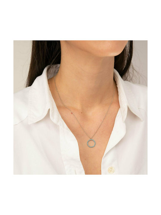 Excite-Fashion Elegant Essence Necklace from Silver with Zircon