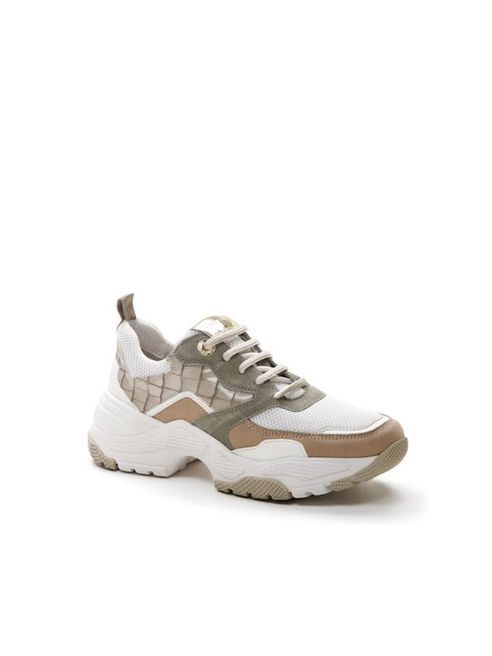 Stonefly Futura 6 Anatomical Chunky Sneakers Birch White