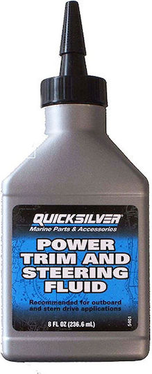Quicksilver Power Trim & Steering Fluid Βαλβολίνη Σκάφους Λάδι Υδραυλικού 240ml 0.240lt