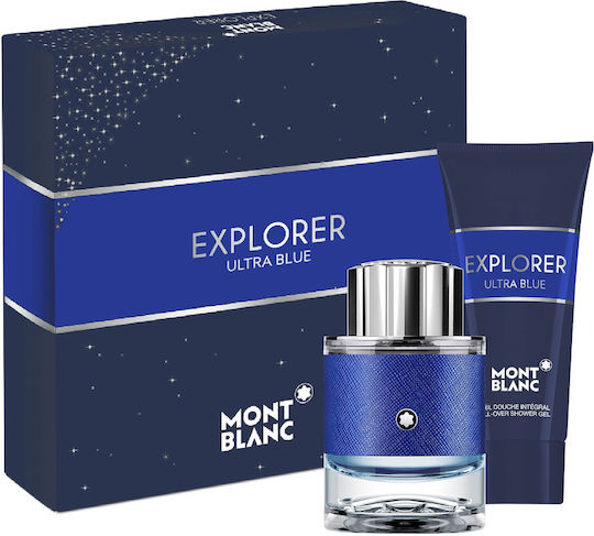 MontBlanc Explorer Ultra Blue Ανδρικό Σετ με Eau de Parfum και Shower Gel 2τμχ