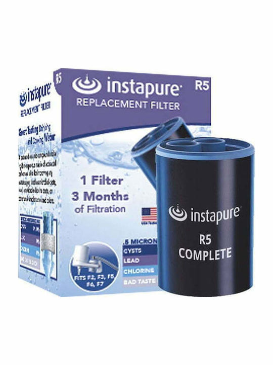 Instapure Water Filter Replacement for Faucet made of Activated Carbon R5 0.5 μm