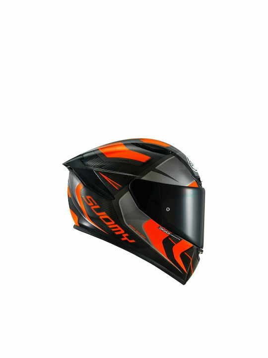 Suomy TX-Pro Advance Orange Fluo Motorradhelm Volles Gesicht ECE 22.06 Gewicht (+/-50 gr) mit Pinlock