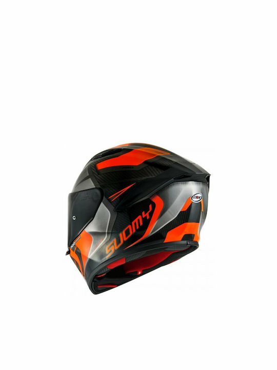 Suomy TX-Pro Advance Orange Fluo Motorradhelm Volles Gesicht ECE 22.06 Gewicht (+/-50 gr) mit Pinlock