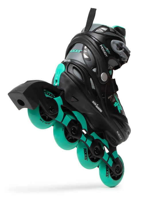 Roces Moody Tif Inline Αυξομειούμενα Rollers Μαύρα Παιδικά