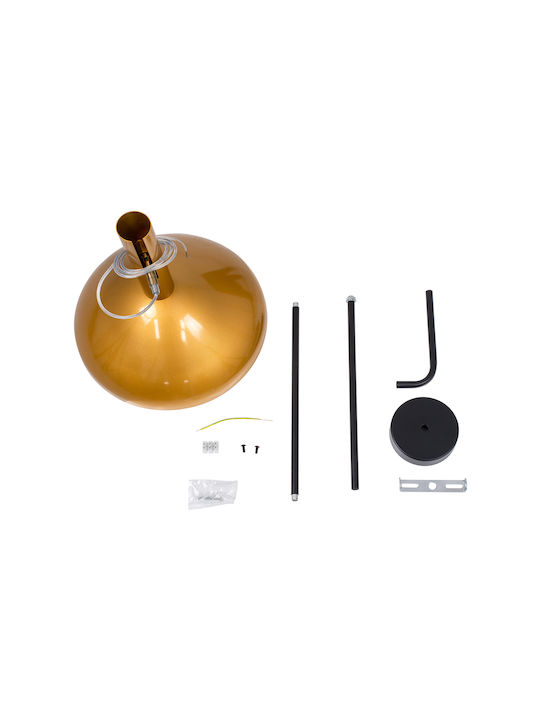 GloboStar Katie Pendant Light Gold Bell with Socket E27 35x35x120cm
