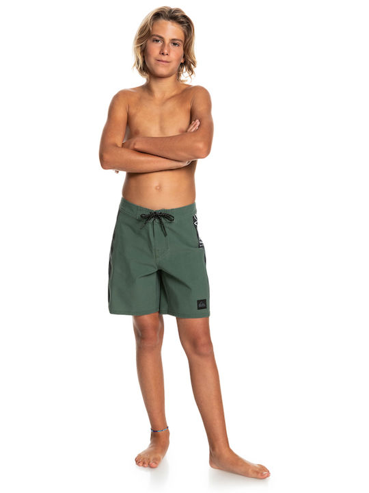 Quiksilver Surfsilk Kids Swimwear Swim Shorts Khaki