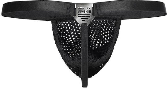 Modus Vivendi Net Trap Thong 06114 Herren Sexy Slip Black 06114_BLACK