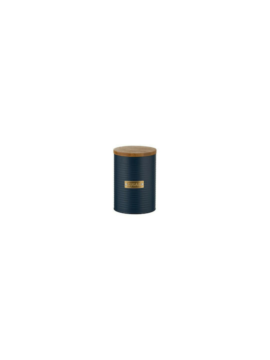Typhoon Sugar Jar with Airtight Lid Metallic Blue 4000ml 1 Piece