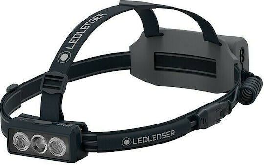 LedLenser Wiederaufladbar Stirnlampe LED IP54 mit maximaler Helligkeit 1200lm Neo9R Schwarz
