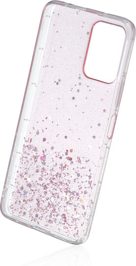 Naxius Glitter Задна корица Силикон Розов (Poco X3 GT)