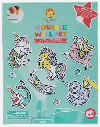 Tiger Tribe Malerei Set Aufkleber für Malerei mit 5 Markern 'Μυθικά ζώα'