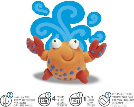 Carioca Modelight Crabby – Ocean Copii Argilă Multicolorς 65gr 43150