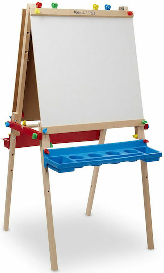 Melissa & Doug Deluxe Standing Art Easel Μαυροπίνακας Διπλής Όψης Επιδαπέδιος 66.04x66.04x119εκ.