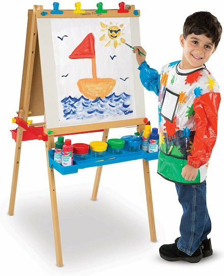Melissa & Doug Deluxe Standing Art Easel Μαυροπίνακας Διπλής Όψης Επιδαπέδιος 66.04x66.04x119εκ.