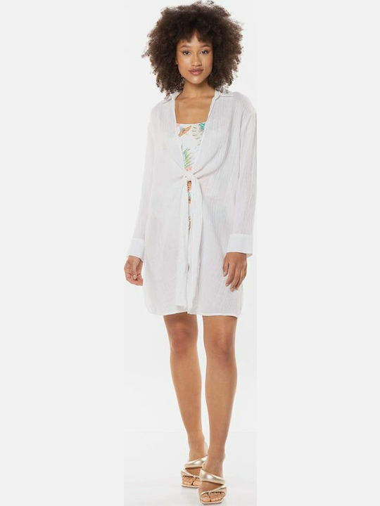 Roxy Unconditional Friend Women's Mini Caftan Beachwear White
