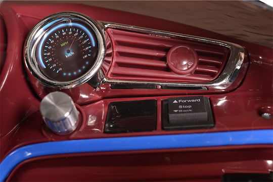 Cabrio A228 Μονοθέσιο με Τηλεκοντρόλ 6 Volt Λευκό για 3+ Ετών