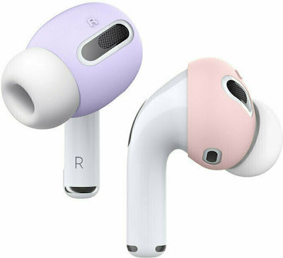 Elago Ear Tips 2 Pairs Lovely Silikonabdeckungen Pink & Lavender für Apple AirPods Pro