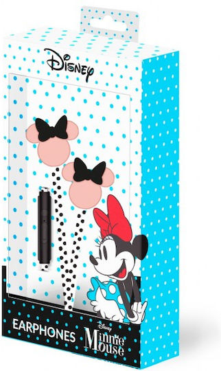 Disney Minnie Matt 3D Handsfree cu două căști cu mufă 3.5mm Negru