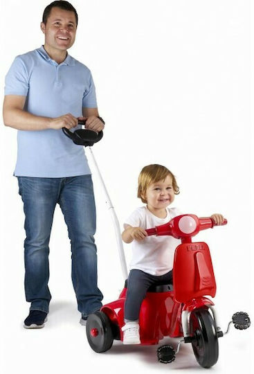 Feber Feber Kinderdreirad mit Elterngriff für 18 Monate Rote