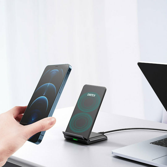 Choetech Încărcător Wireless (Qi Pad) 10W Negruς (T524-S & Cable)