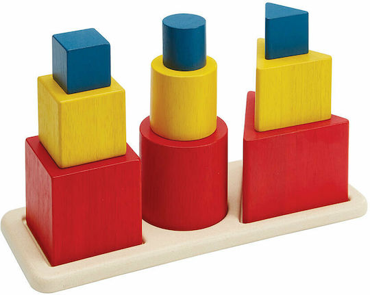 Plan Toys Παιχνίδι Ταξινόμησης Σχημάτων Σχήματα σε Φωλίτσες από Ξύλο για 18+ Μηνών