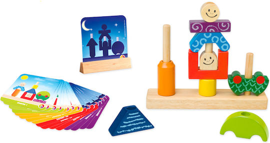 Smart Games Stacking Toy Day And Night with Lights for 36++ Months