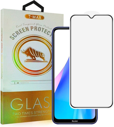 T-Max Full Glue Full Face Tempered Glass (Redmi 9A / 9AT / 9C) 05-00101