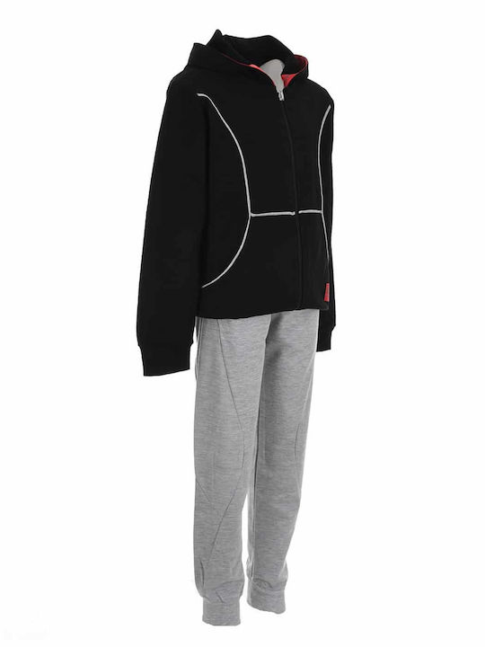 Joyce Kids Sweatpants Set Black 2pcs