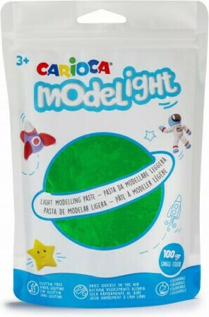 Carioca Modelight Πολύχρωμος Πηλός 100gr (Διάφορα Σχέδια) 1τμχ