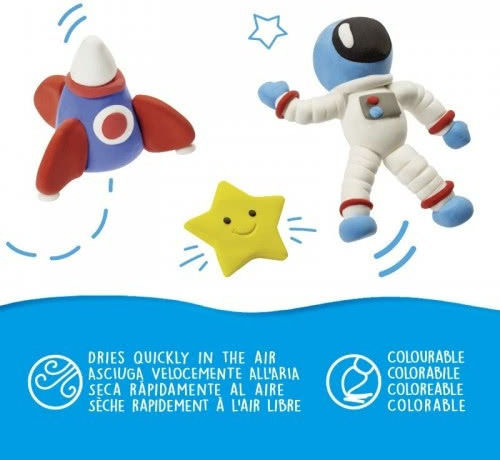 Carioca Modelight Πολύχρωμος Πηλός 100gr (Διάφορα Σχέδια) 1τμχ