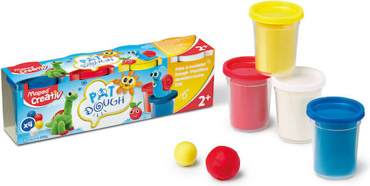Maped 4 Aluațe De Modelare Plasticină Pentru 3+ Ani