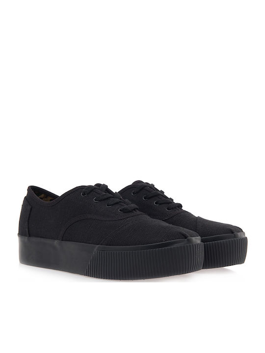 Toms Heritage Flatforms Turnschuhe Schwarz