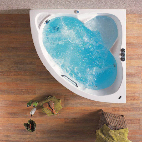 Acrilan Starline Acrylic Corner Bathtub 125x125cm