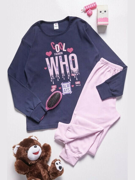 Nina Club Kinder-Nachtwäsche Winter Blaue Cool Fashion
